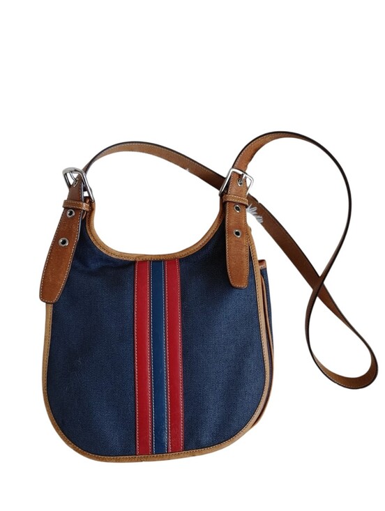 Coach Handbags - Coach Signature Denim Leather Crossbody Bag